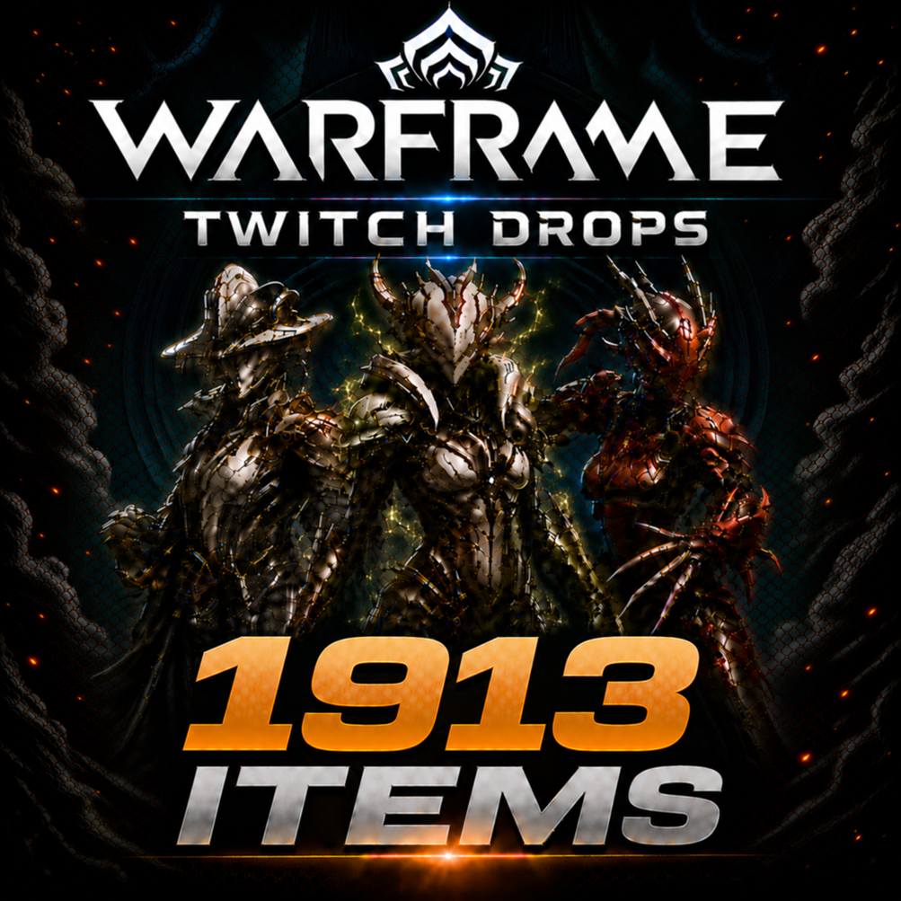 👑[1913 Items] 5x Tauforged Archon Shard + 10x Forma + 1M Credits + Mesa Prime + Dante + Nyx + Haalvu and more! | Twitch Drops | Fast Delivery⚡
