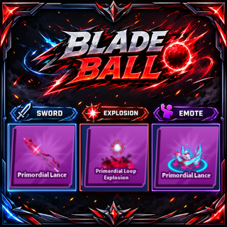 [ Limited Set ] Primordial Lance + Explosion + Emote | FAST DELIVERY✅