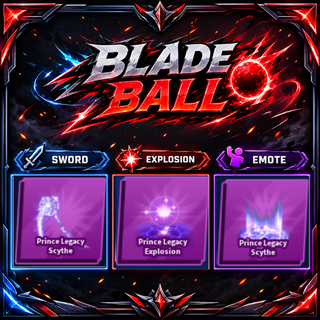 [ Limited Set ] Prince Legacy Scythe + Explosion + Emote | FAST DELIVERY✅