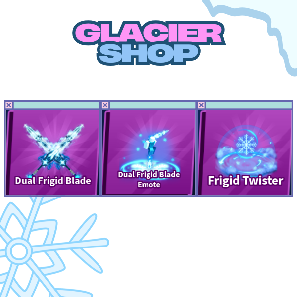 Dual Frigid Blade + Explosion + Emote ( Limited Set )