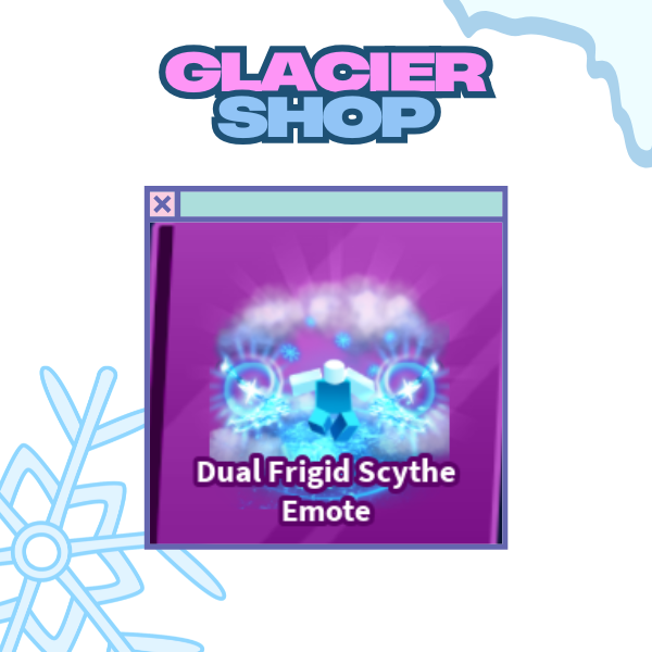 Dual Frigid Scythe Emote ( Limited )
