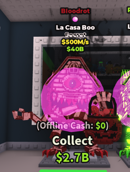 BLOODROT LA CASA BOO 500M/S (BUBBLEGUM) – STEAL A BRAINROT – FAST DELIVERY & TRUSTED