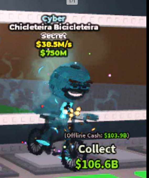 Chicleteira Bicicleteira CYBER 38.5M/s