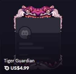 ⭐Tiger Guardian Frame⭐$4.99