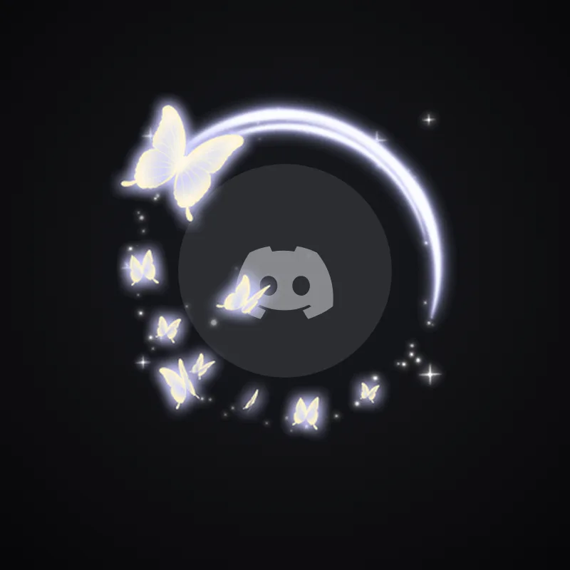 Discord Butterfly Waltz Avatar Decoration 🎁 | Gift Link | Instant & Safe