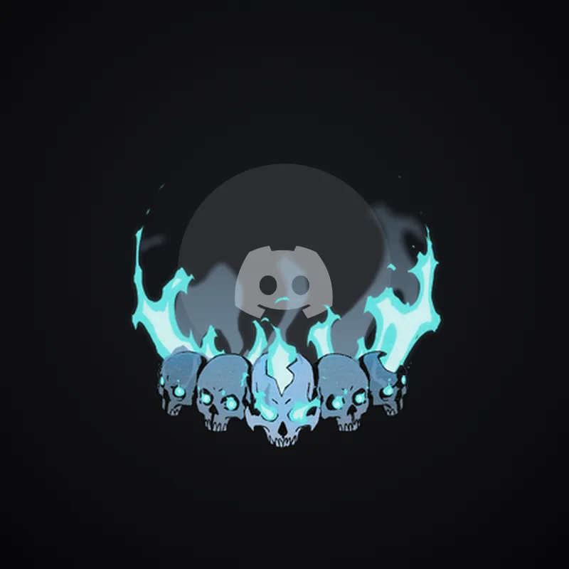 Discord Lord of the Dead (Blue) Avatar Decoration 🎁 | Gift Link | Instant & Safe