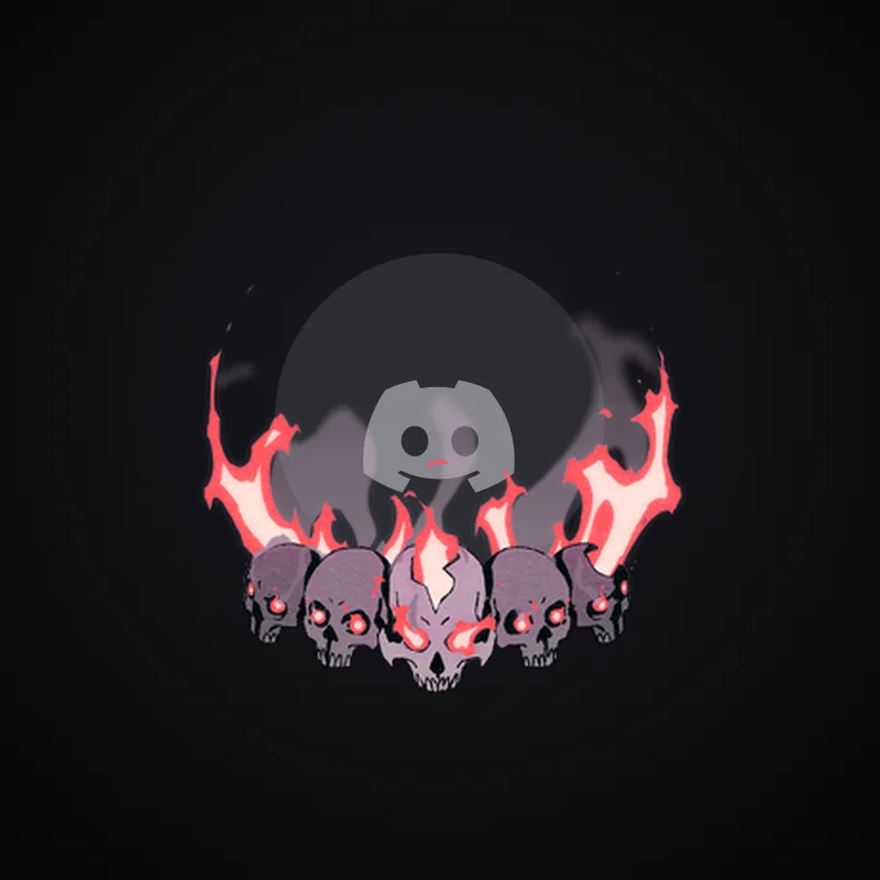 Discord Lord of the Dead (Red) Avatar Decoration 🎁 | Gift Link | Instant & Safe