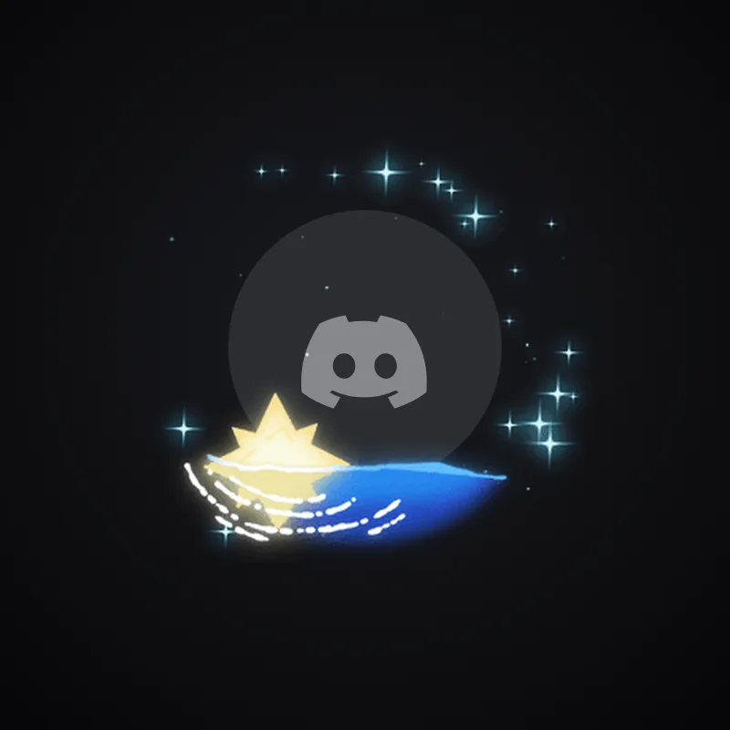 Discord Fallen Star Avatar Decoration 🎁 | Gift Link | Instant & Safe