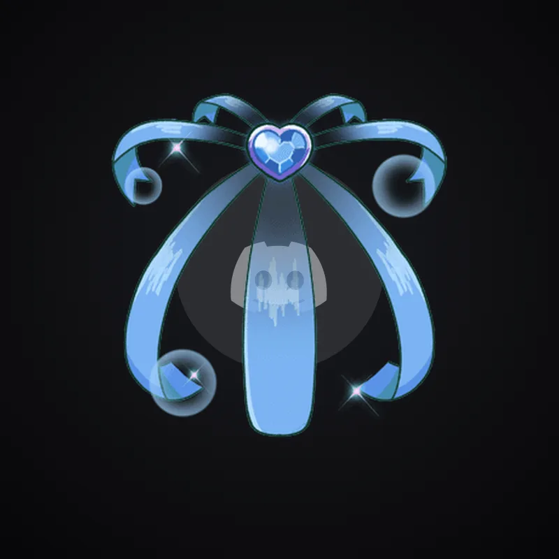 Discord Enchanted Ribbon (Blue) Avatar Decoration 🎁 | Gift Link | Instant & Safe