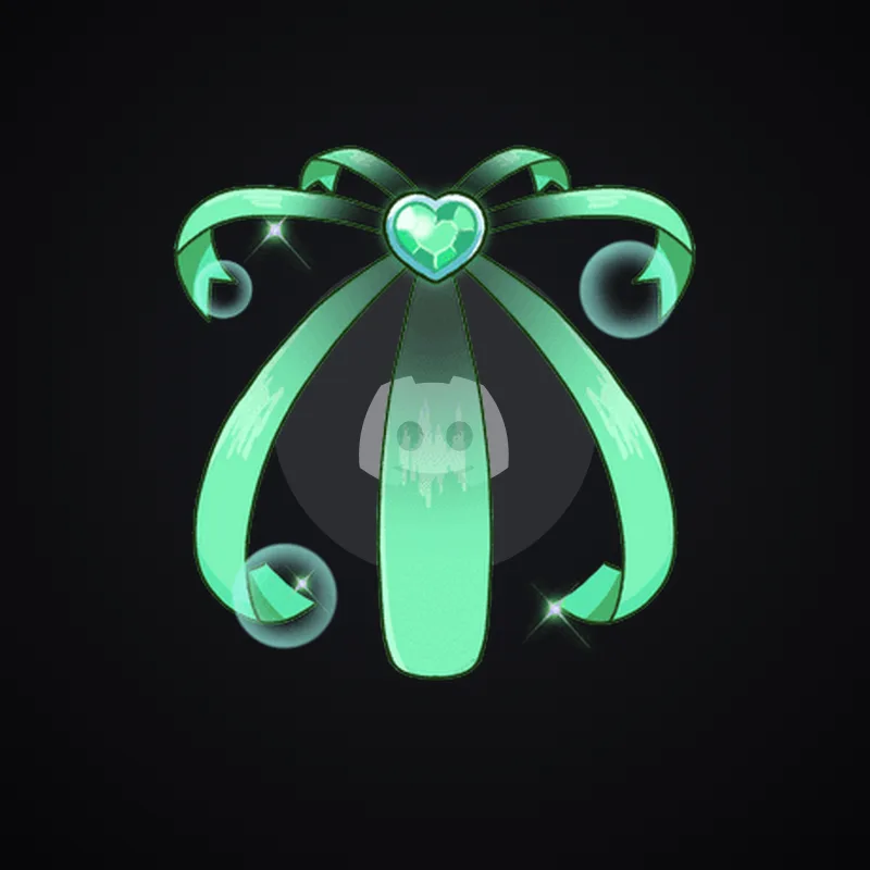Discord Enchanted Ribbon (Green) Avatar Decoration 🎁 | Gift Link | Instant & Safe