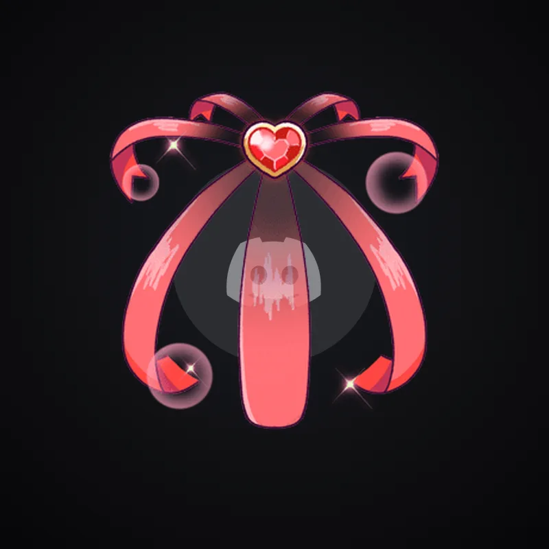 Discord Enchanted Ribbon (Red) Avatar Decoration 🎁 | Gift Link | Instant & Safe
