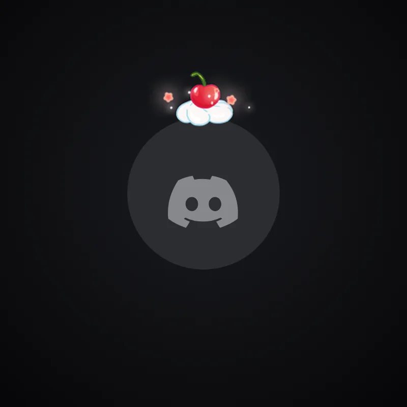 Discord Cherry Cream Avatar Decoration 🎁 | Gift Link | Instant & Safe