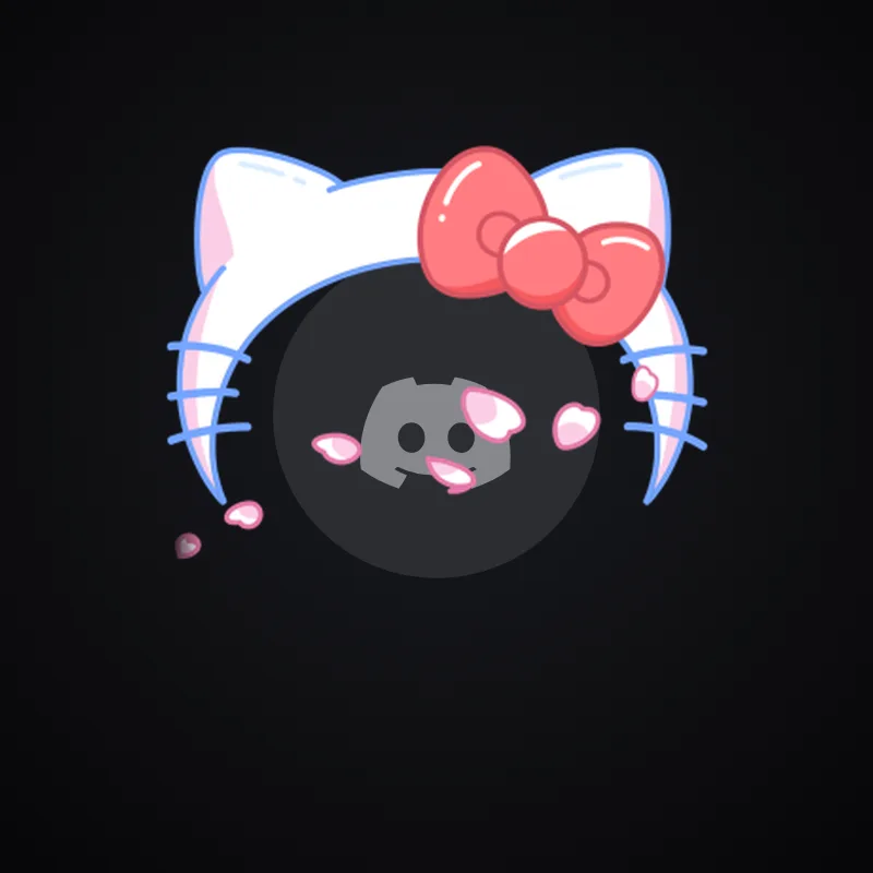 Discord Hello Kitty Avatar Decoration 🎁 | Gift Link | Instant & Safe