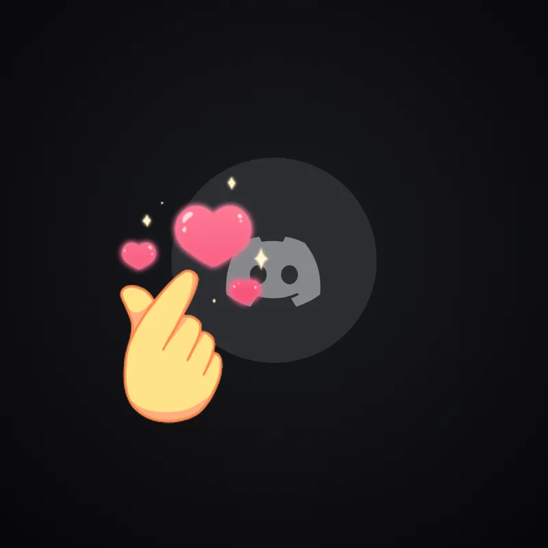 Discord K-Heart Avatar Decoration 🎁 | Gift Link | Instant & Safe