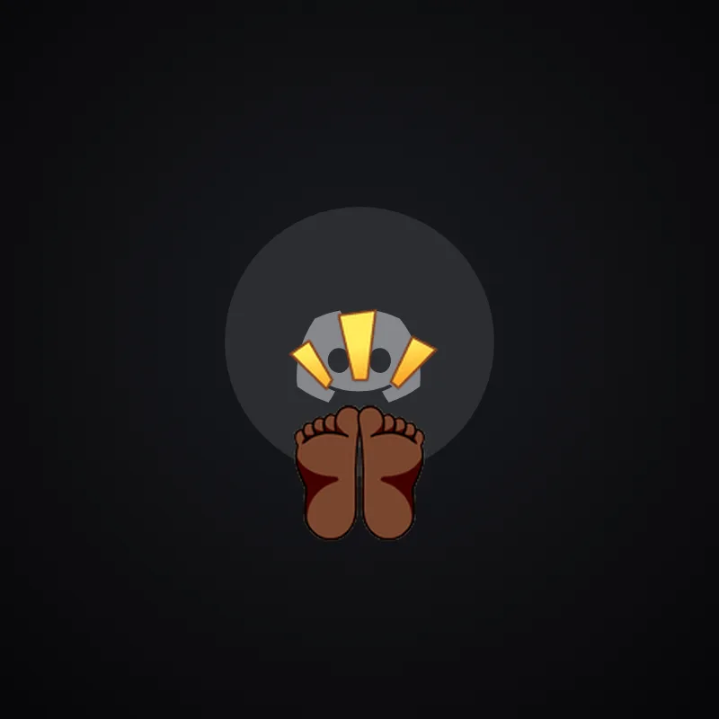Discord Clappy Feet (Dark) Avatar Decoration 🎁 | Gift Link | Instant & Safe