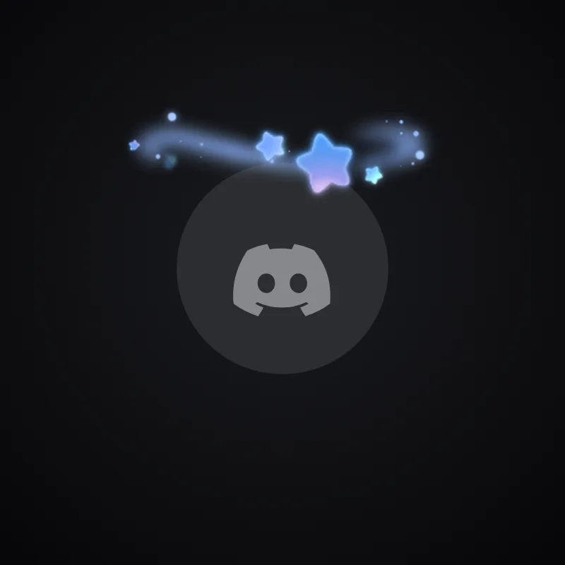 Discord Seeing Stars (Blue) Avatar Decoration 🎁 | Gift Link | Instant & Safe