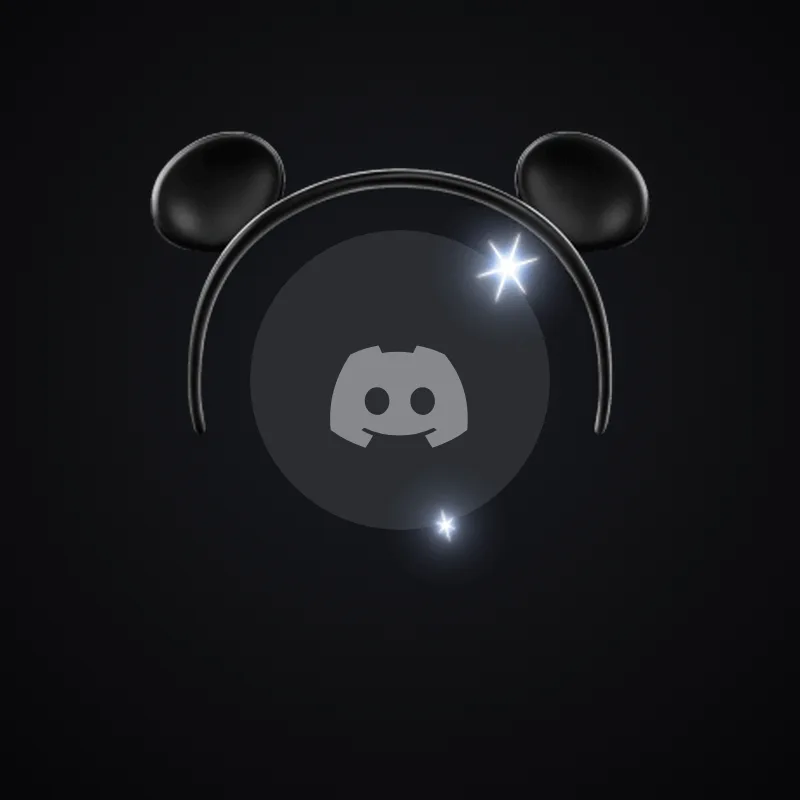 Discord Mickey Ear Headband Avatar Decoration 🎁 | Gift Link | Instant & Safe
