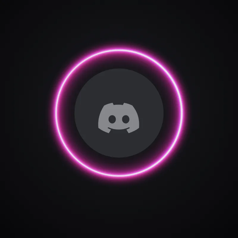 Discord Neon Glow (Kunzite) Avatar Decoration 🎁 | Gift Link | Instant & Safe