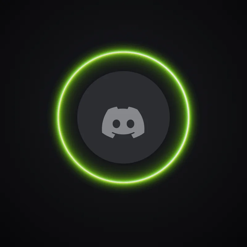 Discord Neon Glow (Peridot) Avatar Decoration 🎁 | Gift Link | Instant & Safe