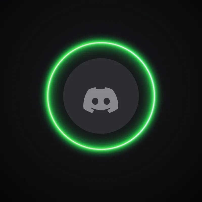 Discord Neon Glow (Emerald) Avatar Decoration 🎁 | Gift Link | Instant & Safe