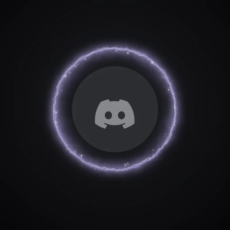 Discord Electric Aura (Thistle) Avatar Decoration 🎁 | Gift Link | Instant & Safe