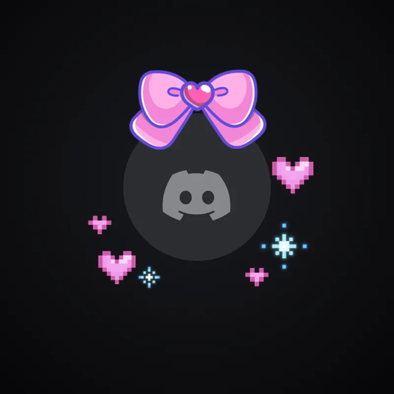 Discord Cutesy Bow Avatar Decoration 🎁 | Gift Link | Instant & Safe