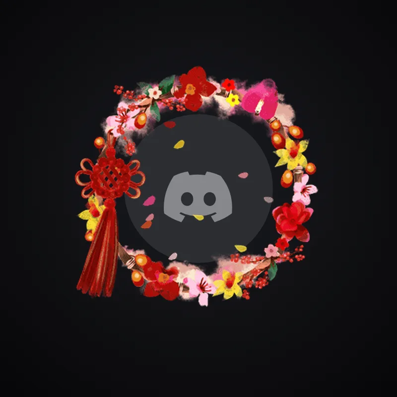 Discord Floral Wreath Avatar Decoration 🎁 | Gift Link | Instant & Safe