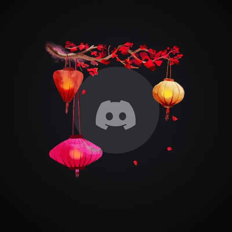 Discord Hanging Lanterns Avatar Decoration 🎁 | Gift Link | Instant & Safe