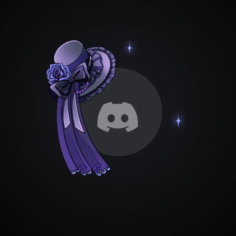 Discord Widow's Hat Avatar Decoration 🎁 | Gift Link | Instant & Safe