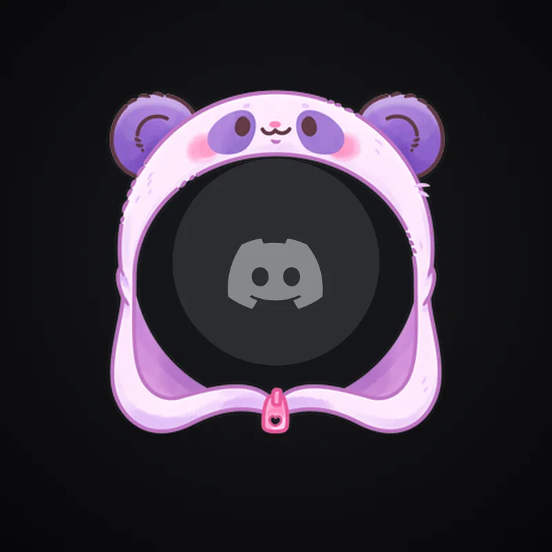 Discord Panda Onesie Avatar Decoration 🎁 | Gift Link | Instant & Safe