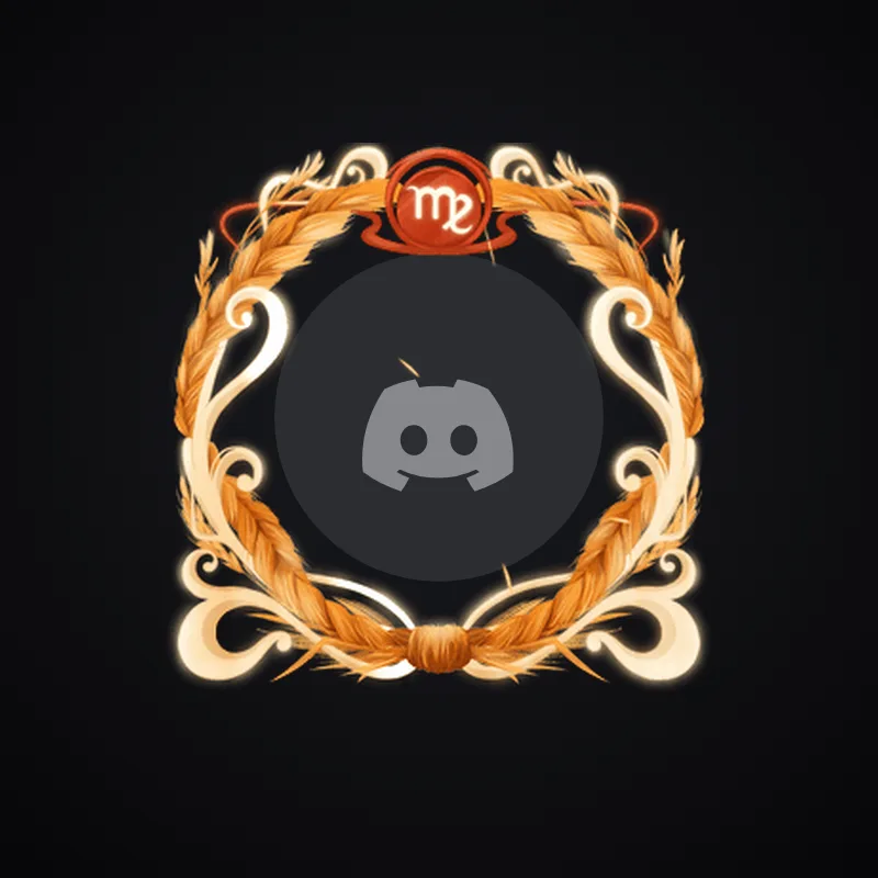 Discord Virgo Avatar Decoration 🎁 | Gift Link | Instant & Safe