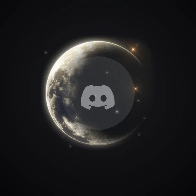 Discord Moon (Dusk) Avatar Decoration 🎁 | Gift Link | Instant & Safe