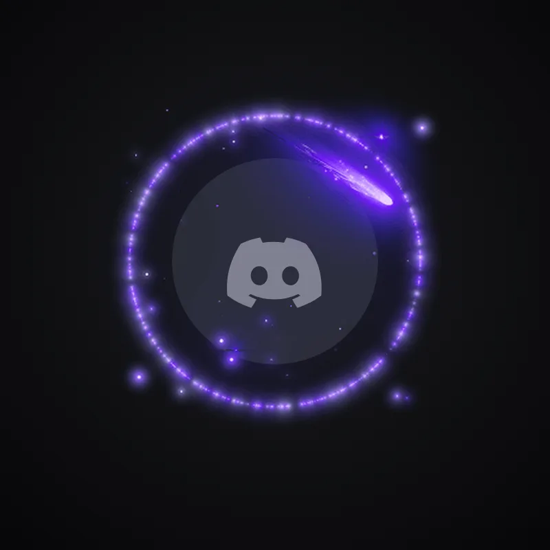 Discord Comets (Amethyst) Avatar Decoration 🎁 | Gift Link | Instant & Safe