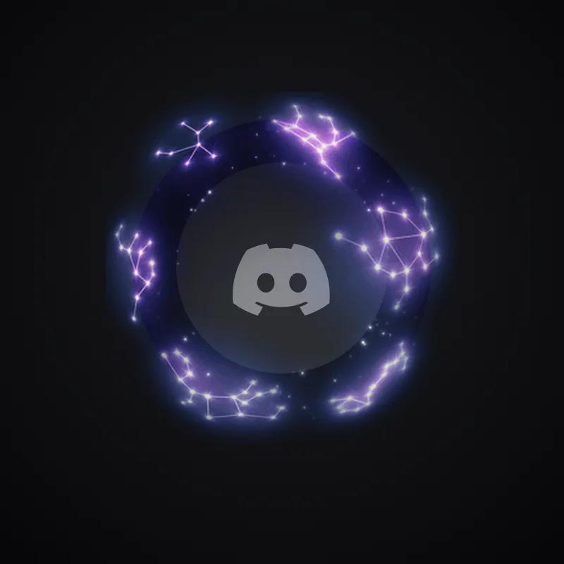 Discord Constellations (Amethyst) Avatar Decoration 🎁 | Gift Link | Instant & Safe