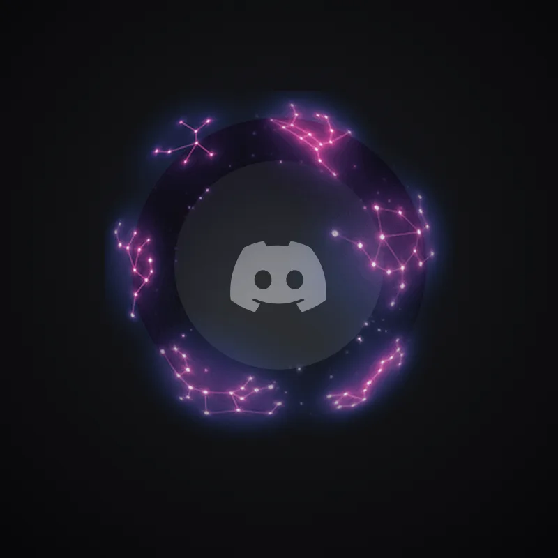 Discord Constellations (Fuchsia) Avatar Decoration 🎁 | Gift Link | Instant & Safe
