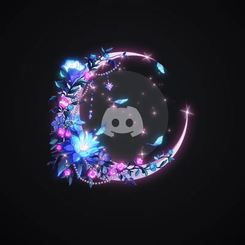 Discord Lunar Flowers Avatar Decoration 🎁 | Gift Link | Instant & Safe