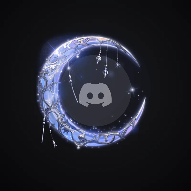 Discord Moonlit Charms Avatar Decoration 🎁 | Gift Link | Instant & Safe