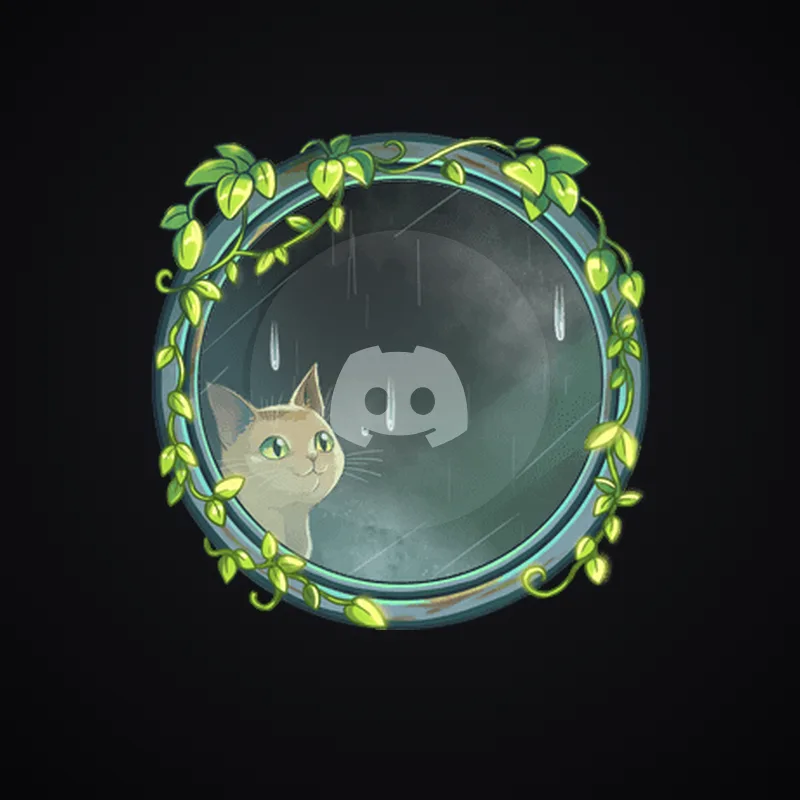 Discord Greenhouse Cat Avatar Decoration 🎁 | Gift Link | Instant & Safe