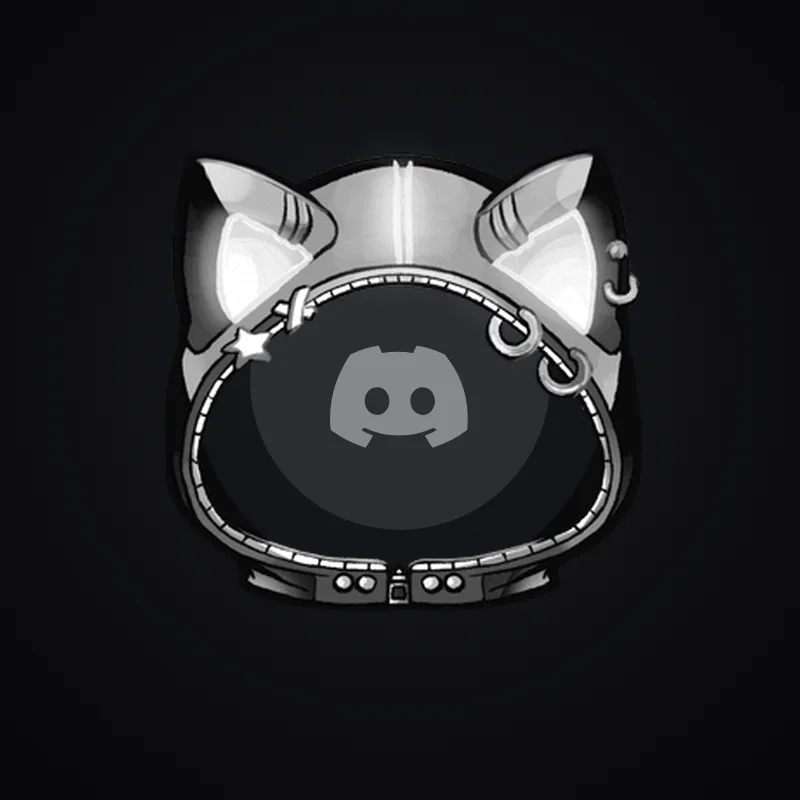 Discord Neon Cat Hoodie (Black) Avatar Decoration 🎁 | Gift Link | Instant & Safe