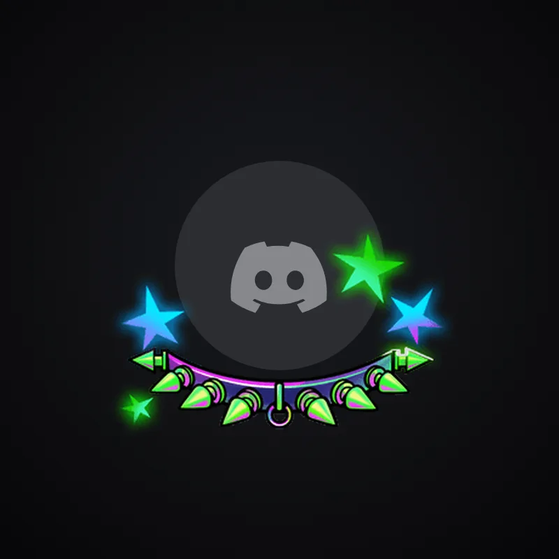 Discord Neon Spike Choker Avatar Decoration 🎁 | Gift Link | Instant & Safe