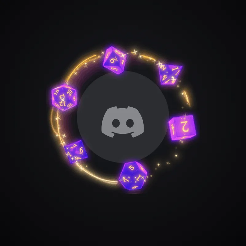 Discord Violet Dice Avatar Decoration 🎁 | Gift Link | Instant & Safe