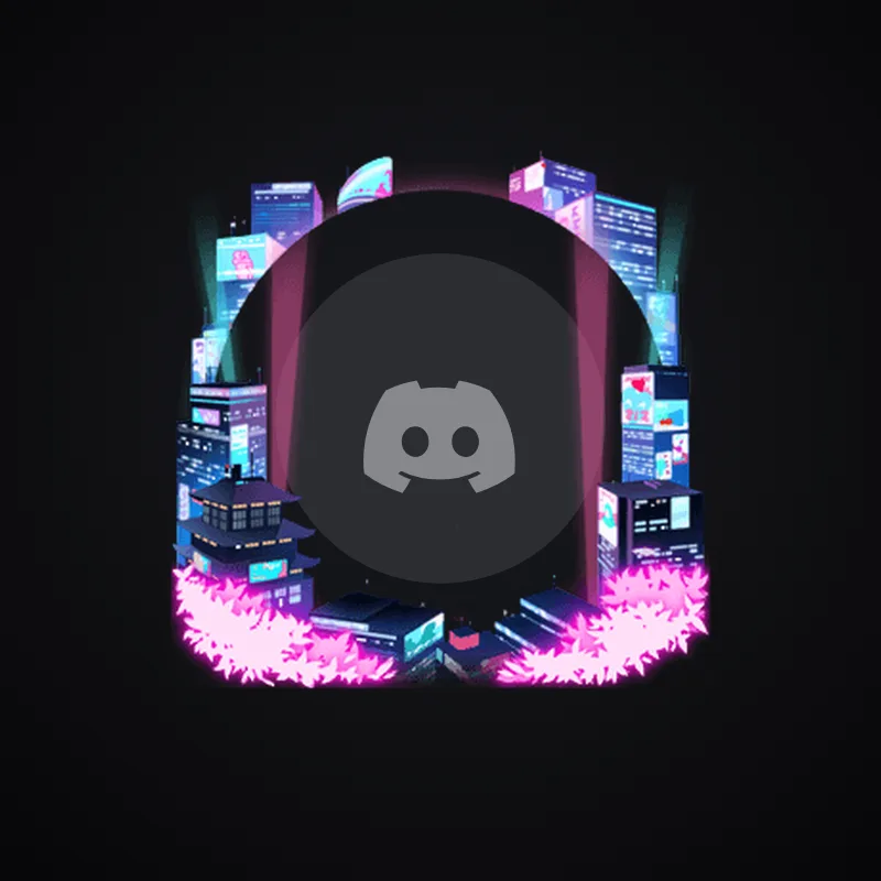 Discord Sakura City Avatar Decoration 🎁 | Gift Link | Instant & Safe