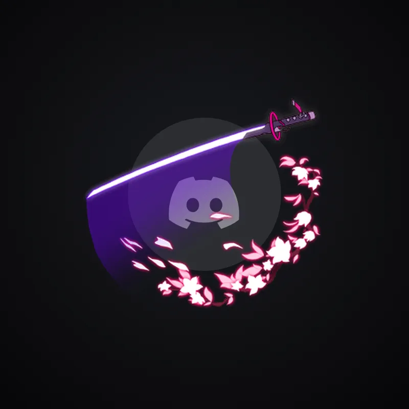 Discord Cyber Katana Avatar Decoration 🎁 | Gift Link | Instant & Safe