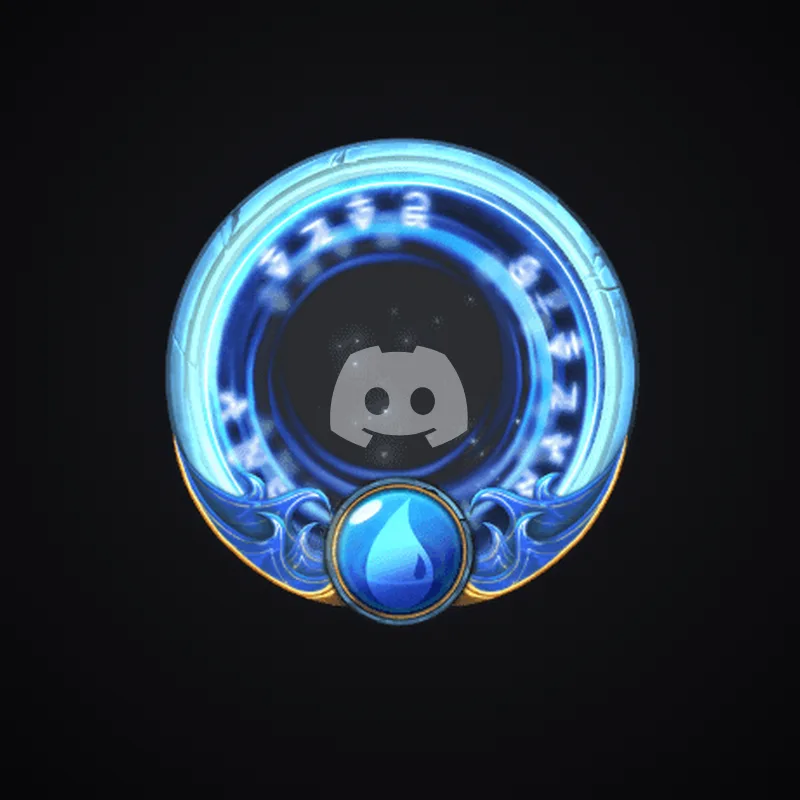 Discord Blue Mana Avatar Decoration 🎁 | Gift Link | Instant & Safe