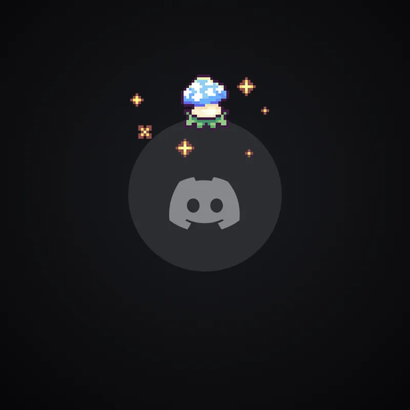 Discord Shroomling (Blue) Avatar Decoration 🎁 | Gift Link | Instant & Safe