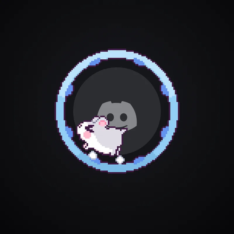 Discord Hammy (Blue) Avatar Decoration 🎁 | Gift Link | Instant & Safe