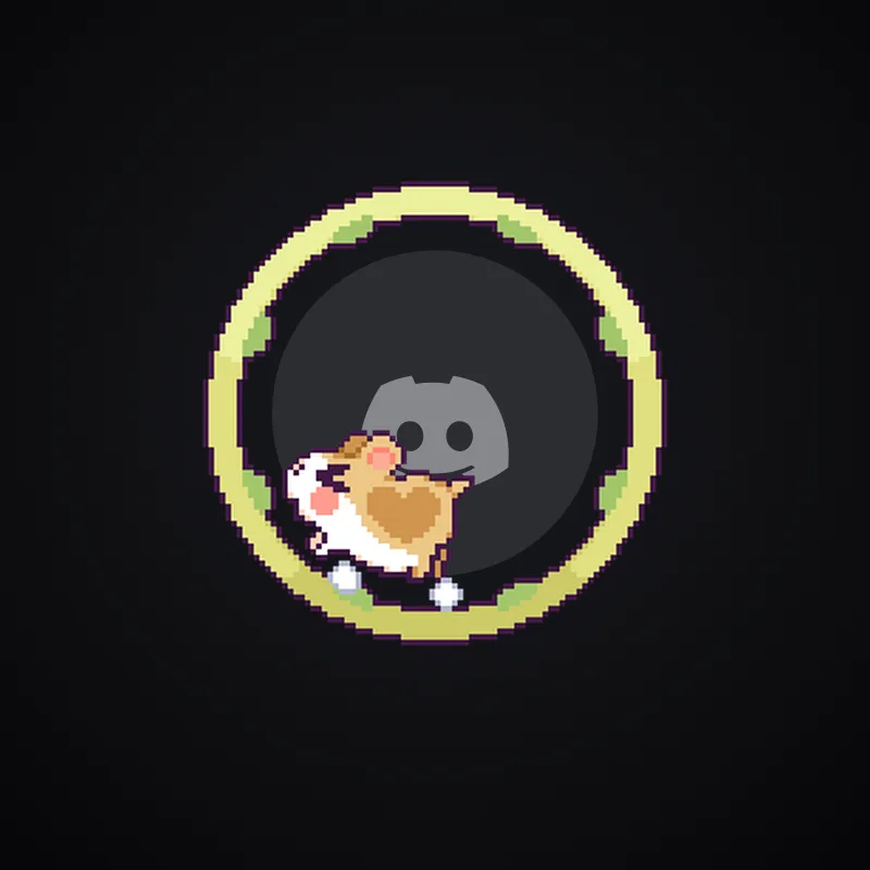 Discord Hammy (Green) Avatar Decoration 🎁 | Gift Link | Instant & Safe
