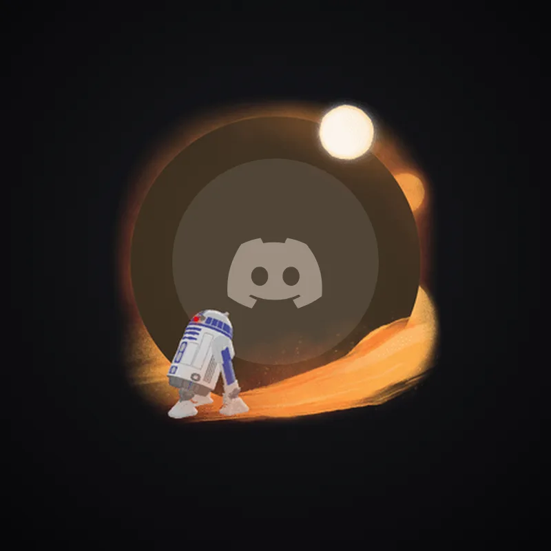 Discord R2-D2 on Tatooine Avatar Decoration 🎁 | Gift Link | Instant & Safe