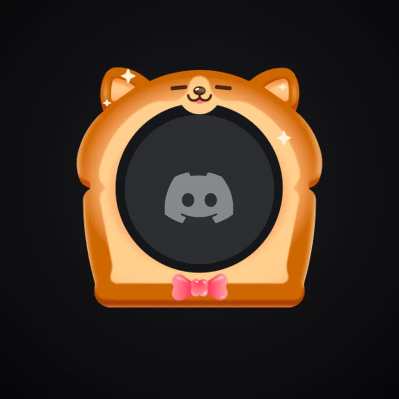 Discord Bread Doggy Avatar Decoration 🎁 | Gift Link | Instant & Safe