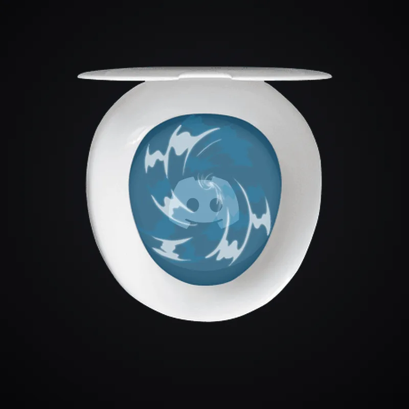 Discord Toilet Lid Avatar Decoration 🎁 | Gift Link | Instant & Safe